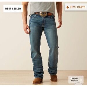 Ariat Men's M4 Low Rise Boot Cut Jeans – Scoundrel – Size 33/36 – NWT
